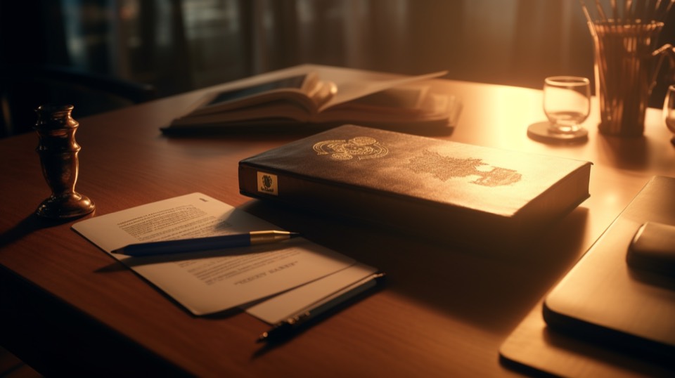 Documents and paperwork laid out on a desk
